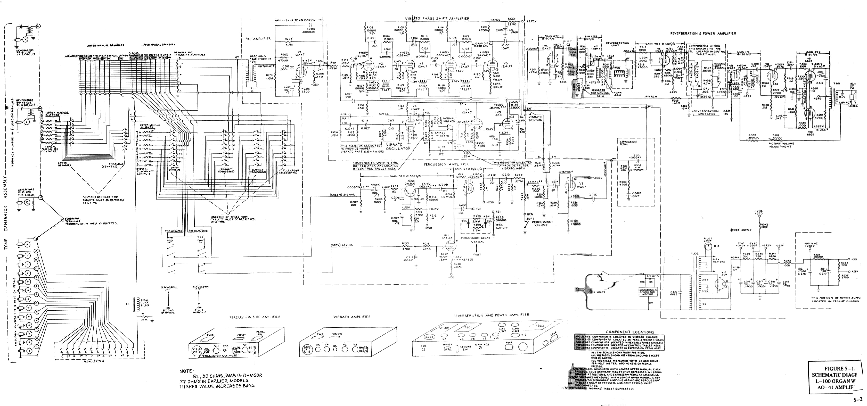 kimball organ schematics 732 walnut